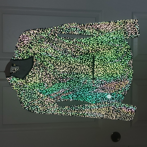 COPY for Measurement Video Lululemon Jacket Reflective SeaWheeze Size 6 - Picture 3 of 8